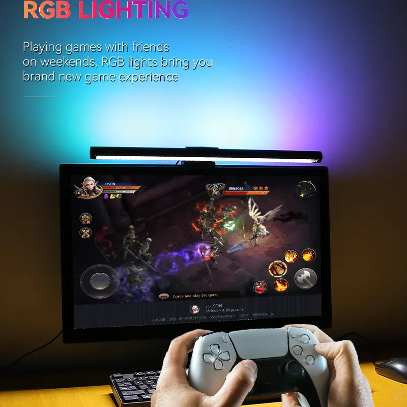 Stepless Dimming LED Monitor Light Bar 1