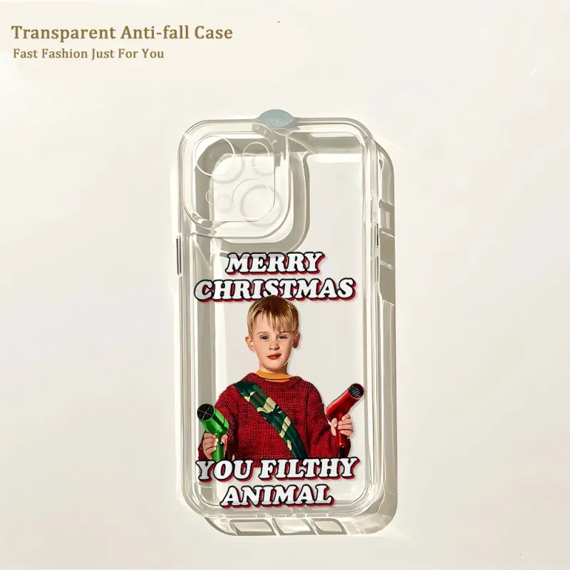 Clear Christmas Phone Case for iPhone 3