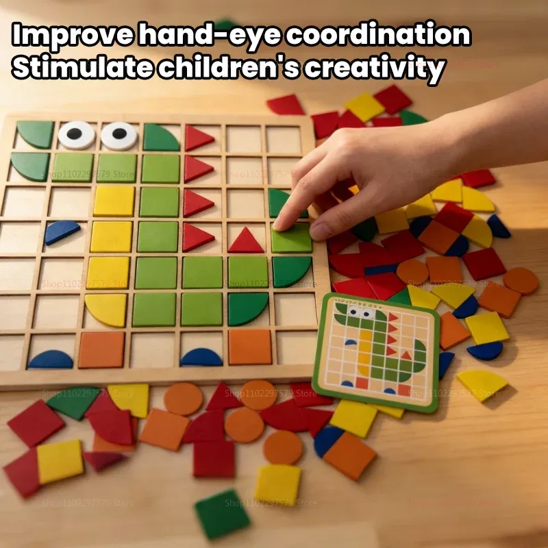 Montessori 3D Geometric Puzzle Set 3