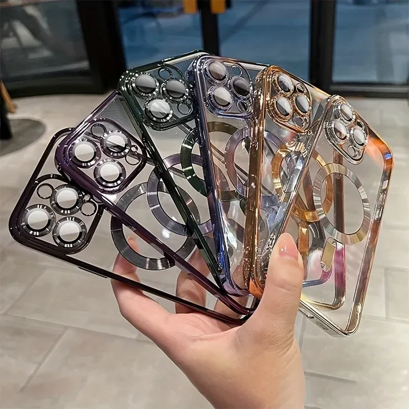 Luxury MagSafe Clear iPhone Case 3