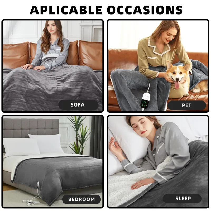 Soft 50x60 Electric Heated Throw Blanket 2