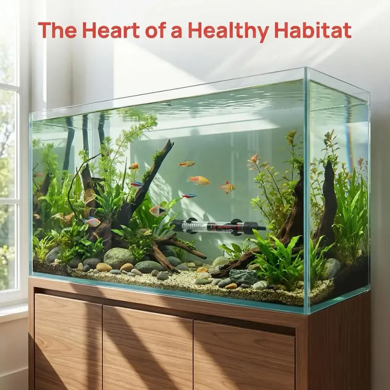 Adjustable Aquarium Heater Rod 4