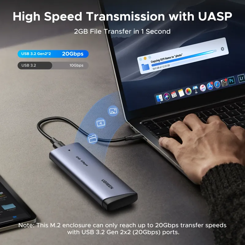 UGREEN 20Gbps M.2 SSD Enclosure 3