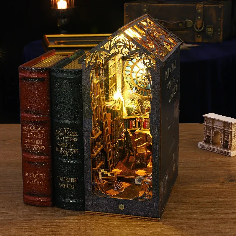 DIY Book Nook Miniature Dollhouse Kit 4