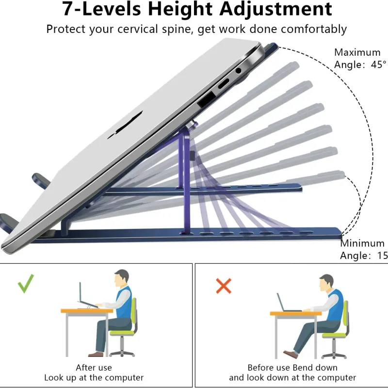 Adjustable Aluminum Laptop Stand 4