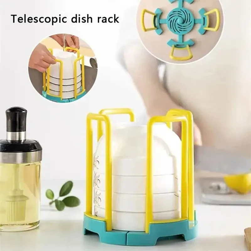 Rotatable Expandable Dish Drain Rack 5