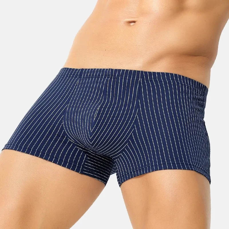 Men's Pure Cotton Boxer Briefs - Large 4