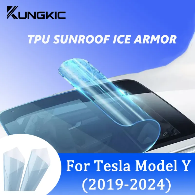Tesla Model Y Sunroof UV Protection Film 1