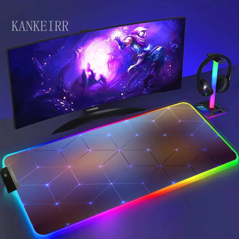 Large RGB Gaming Mousepad with LED Backlight 3