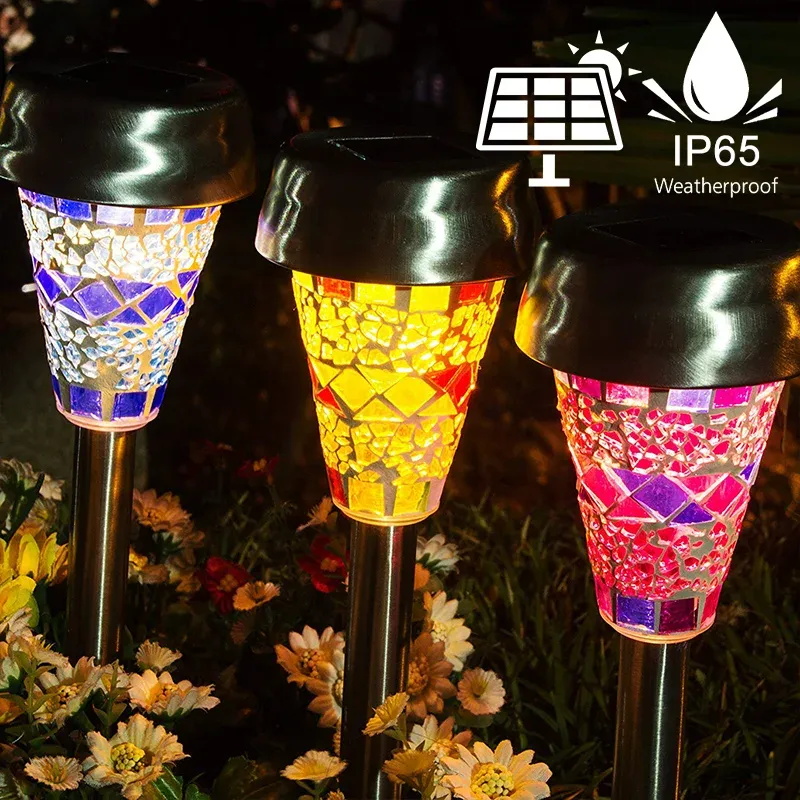 Mosaic Solar Pathway Lights 2