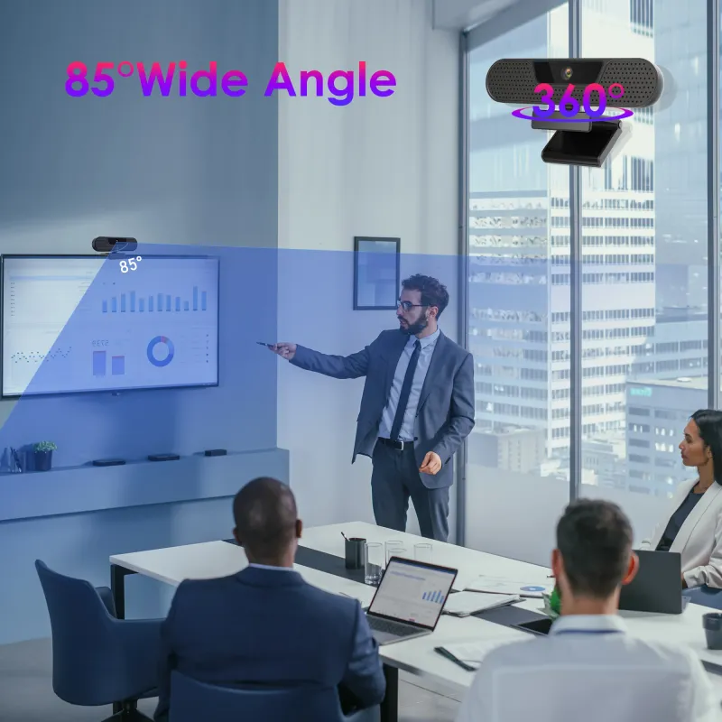 VIZOLINK 4K Webcam with Noise Cancelling 4