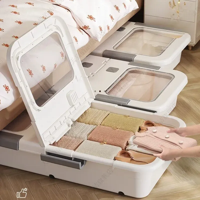 Underbed Storage Box with Wheels 1