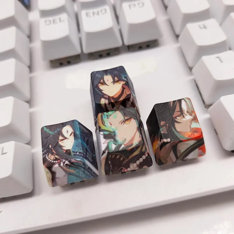 4-Key Anime PBT Keycap Set 5