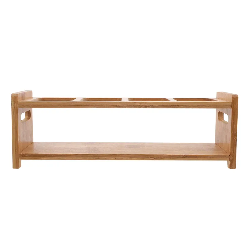 Bamboo Spice Rack Organizer 5