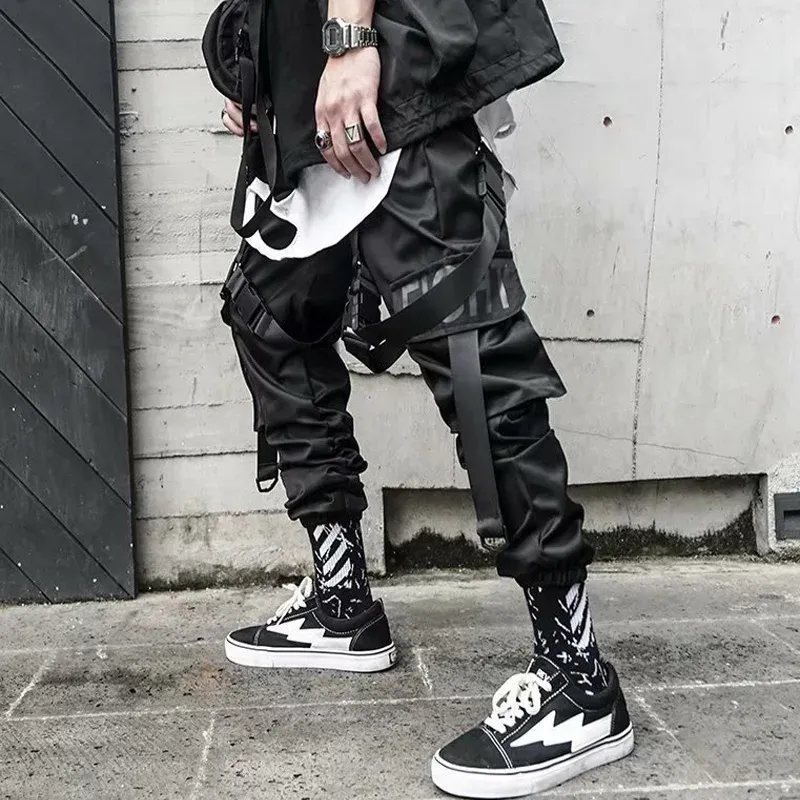 Harajuku Cargo Joggers - Y2K Streetwear 3