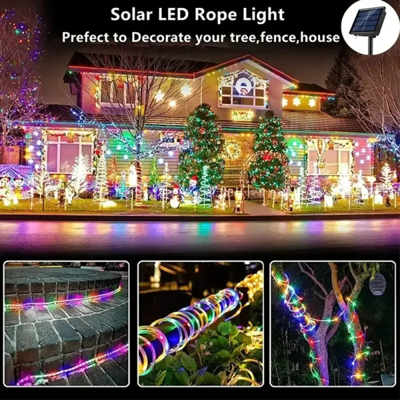 Solar Rope LED String Lights 4