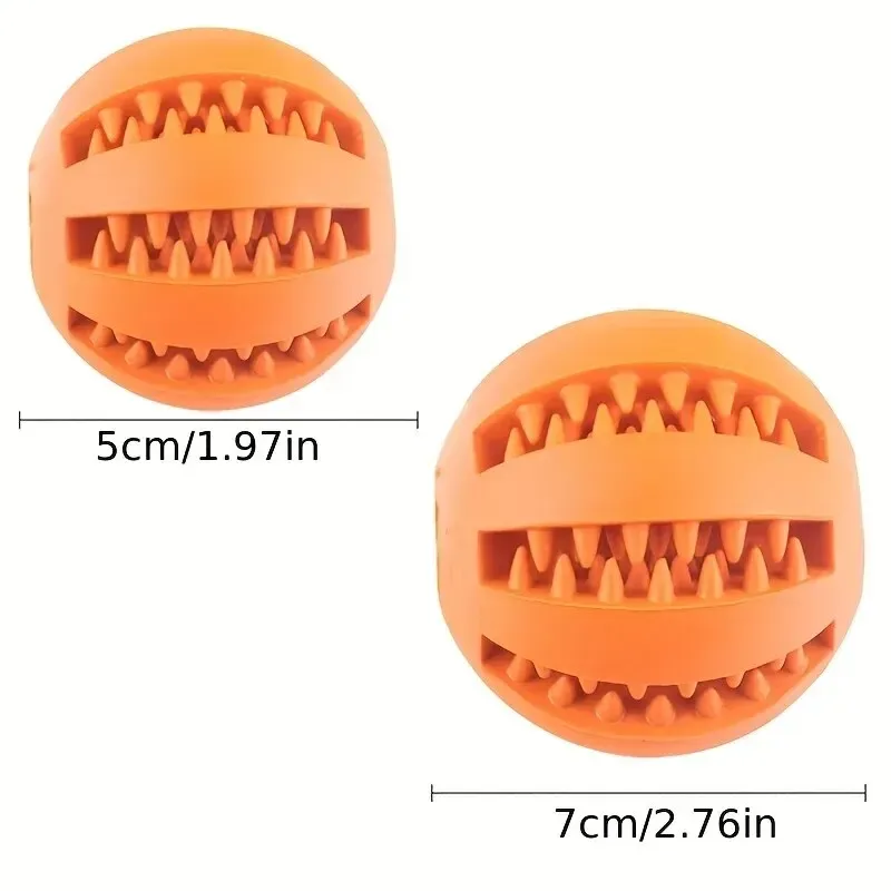 Nontoxic Dog Toy Ball with Treat Feeder 3
