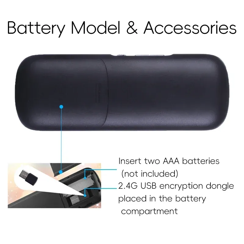 Mini Wireless Keyboard Touchpad Mouse Combo 6