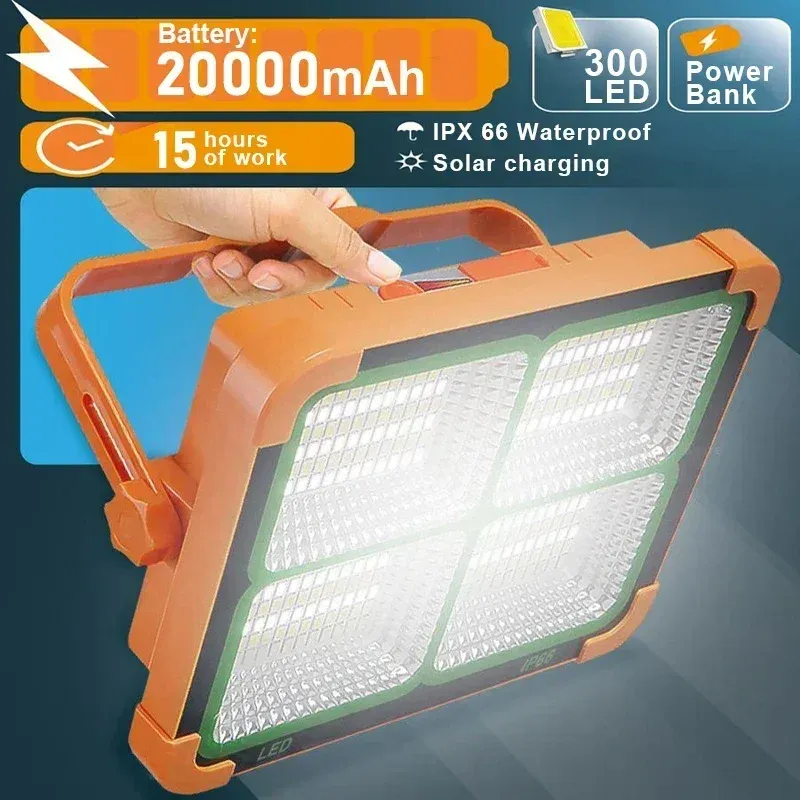 Solar Camping Lantern & Power Bank 1