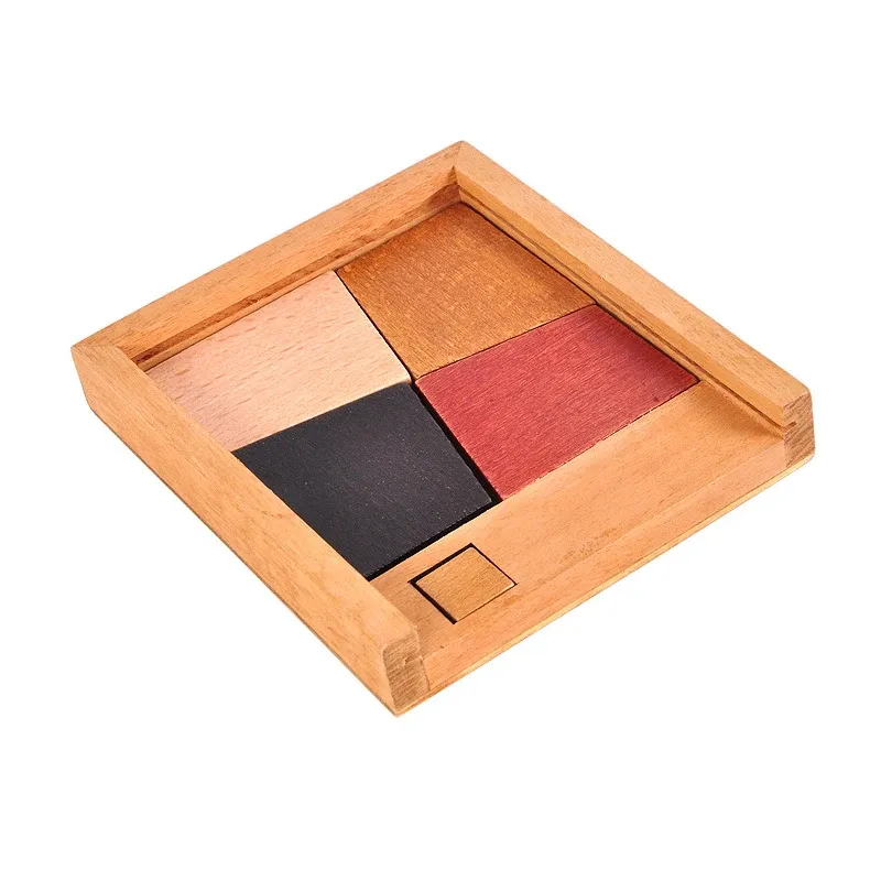 Classic Wooden IQ Tangram Puzzle 3