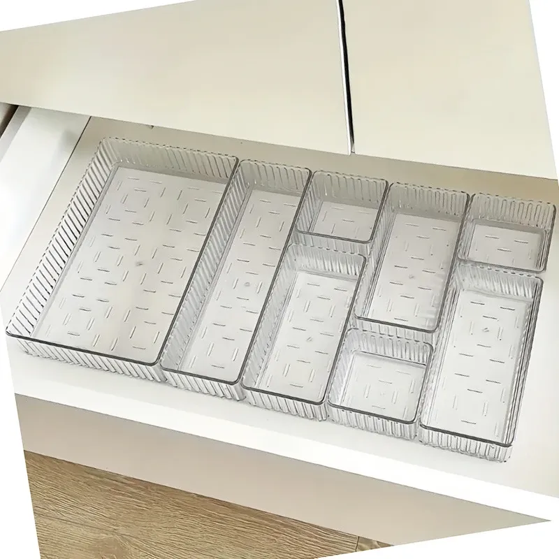 Clear Acrylic Drawer Organizer Box 6