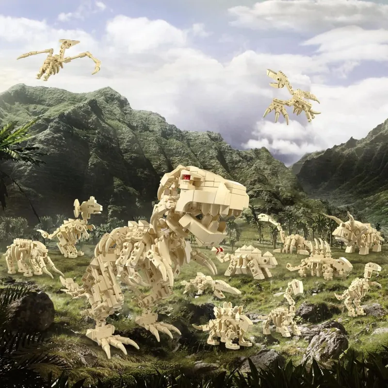 12-in-1 Dinosaur Skeleton Building Set 4