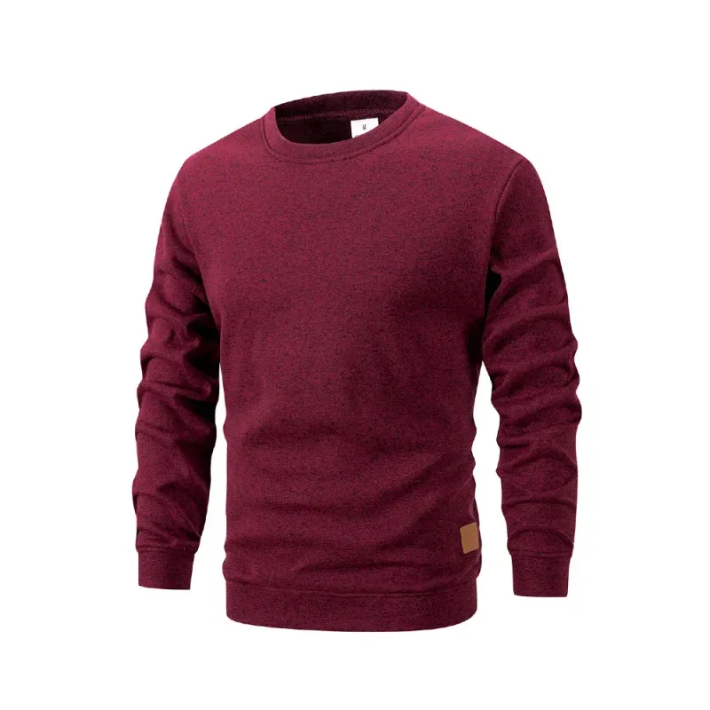 Men's Fleece Lined Crew Neck Sweatshirt 3