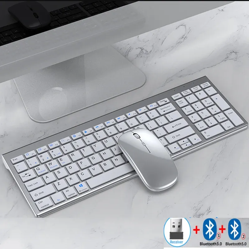 Jomaa Slim Rechargeable Keyboard Mouse Combo 1