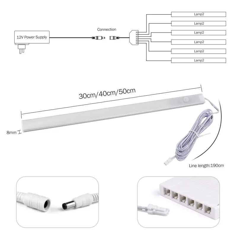 LED Under Cabinet Light with Motion Sensor 4