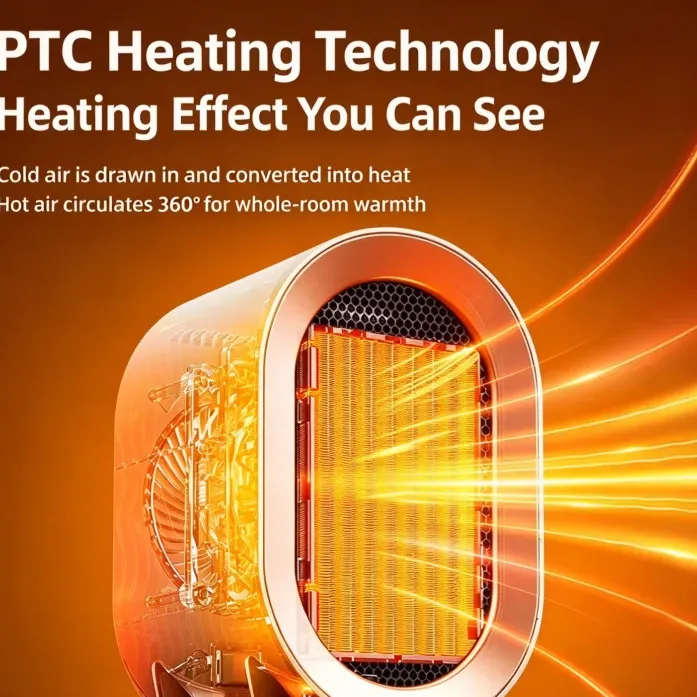 Mini Desktop Heater Fan 3