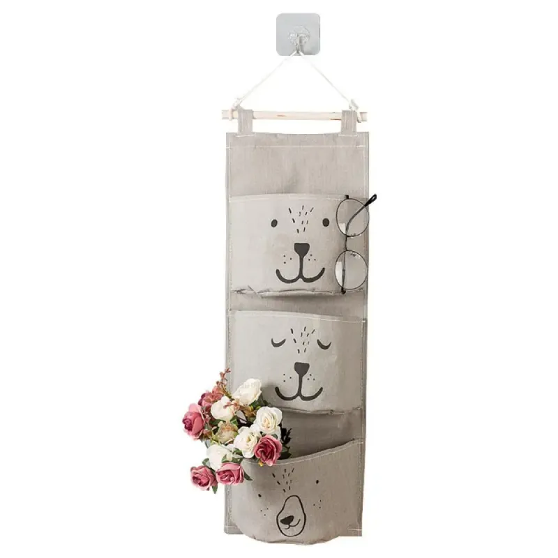 3-Pocket Wall Hanging Storage Bag 4