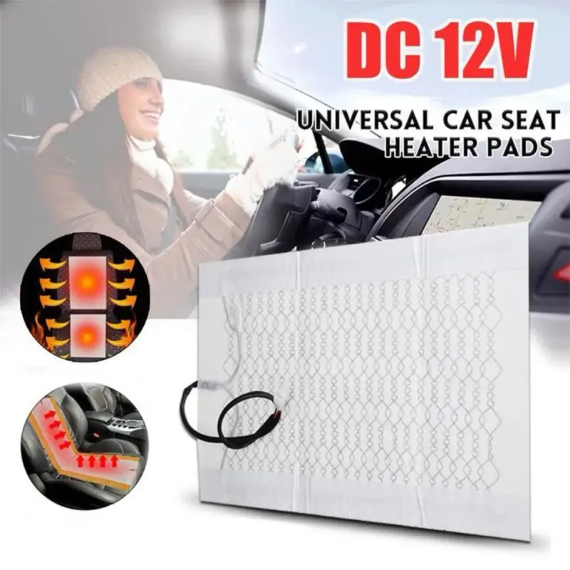 Carbon Fiber Heated Car Seat Cushion 2