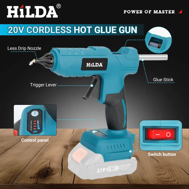HILDA Cordless Glue Gun 11mm 4