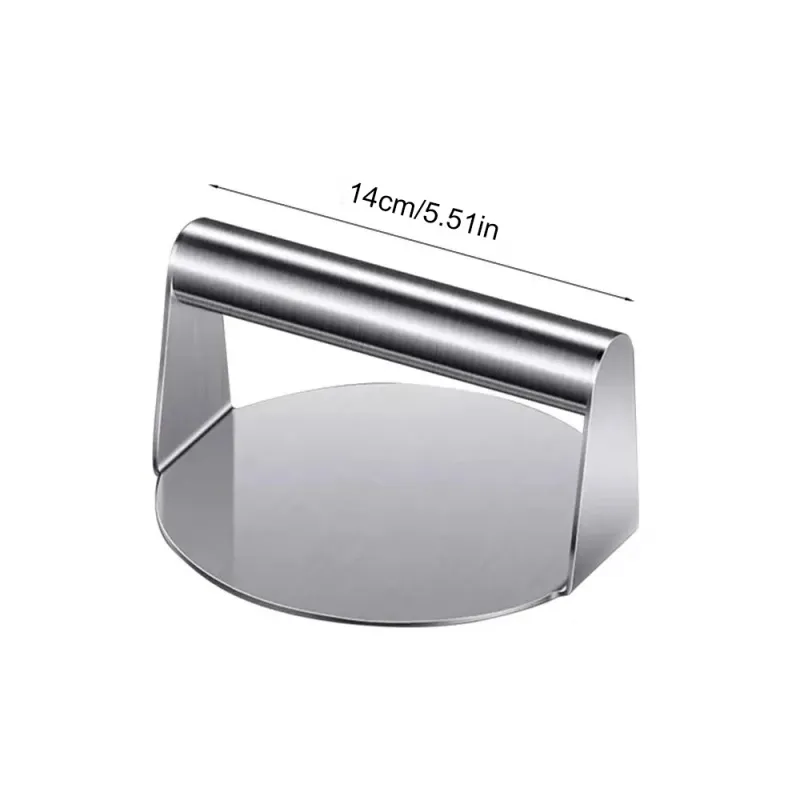 Stainless Steel Burger Press 6