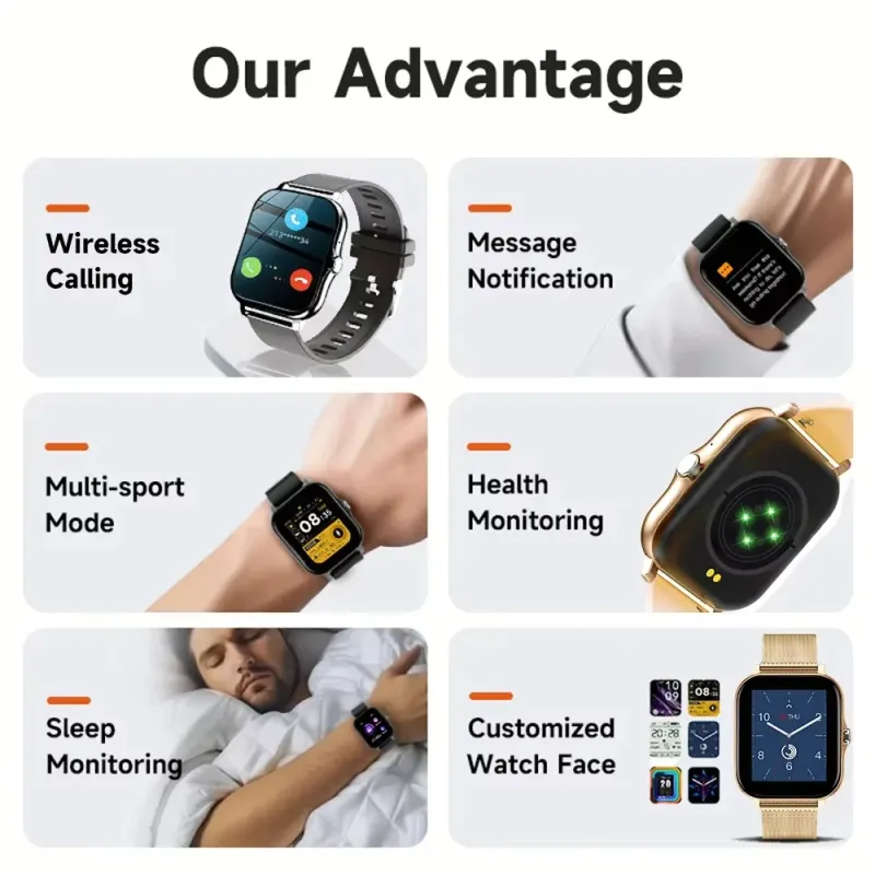 Smart Watch Bluetooth Call Fitness Tracker 4