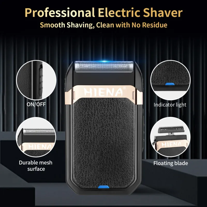 HIENA 3-in-1 Cordless Hair Clipper & Shaver Kit 4