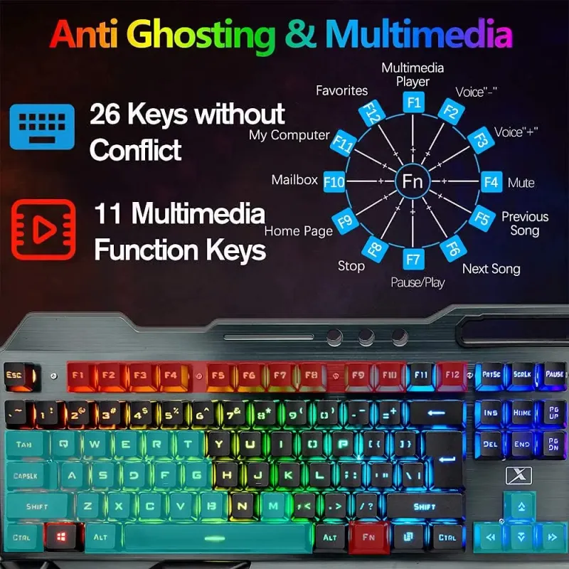 K680 Wireless Gaming Keyboard & Mouse Combo 5
