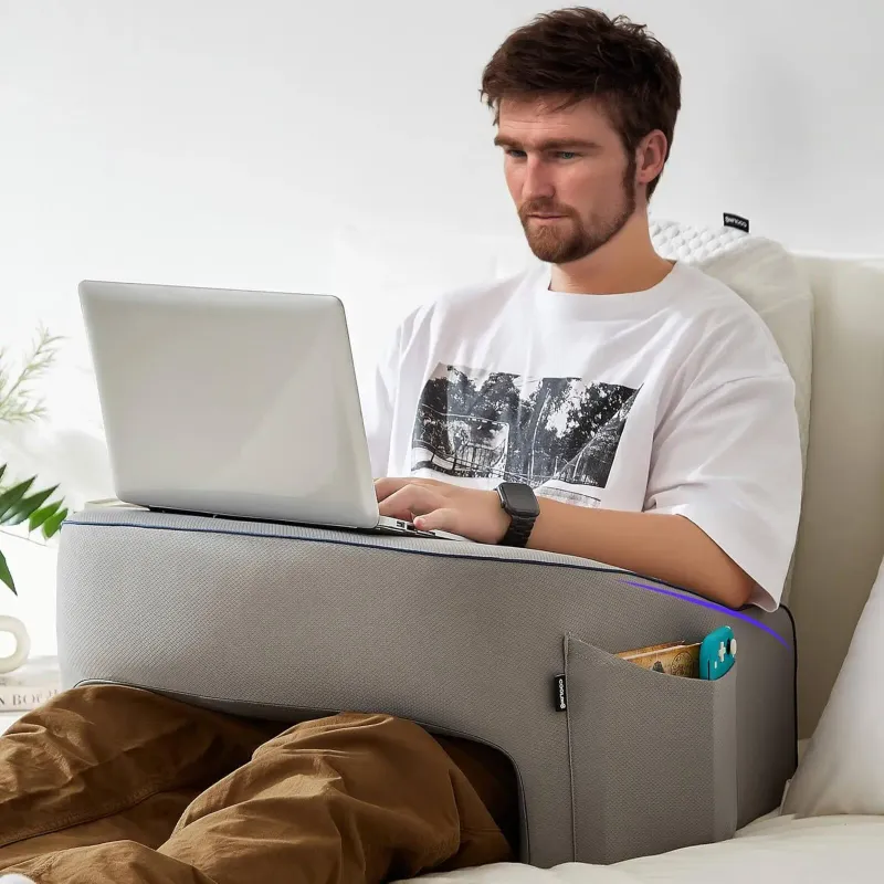 Memory Foam Lap Desk Pillow with Armrests 1