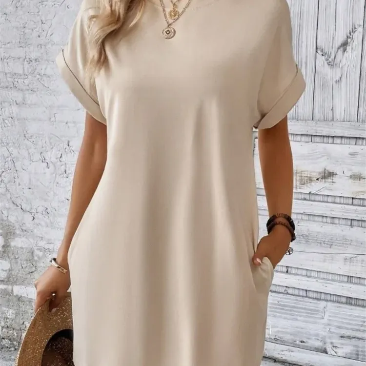 Boho Beach Mini Dress with Pockets 4