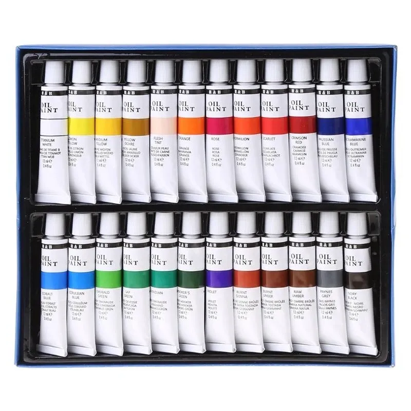 G6DC 24-Color Oil Painting Set 1
