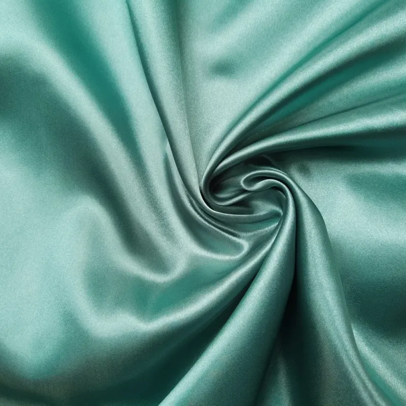 Green Satin Charmeuse Fabric - 58" Wide 3