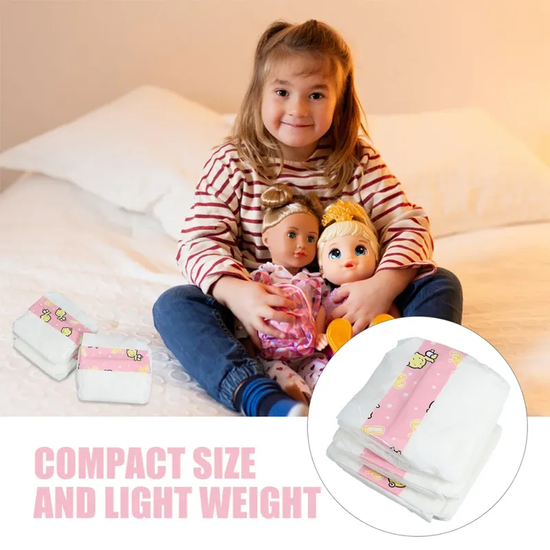 10 Pcs Reborn Doll Diapers Set 5