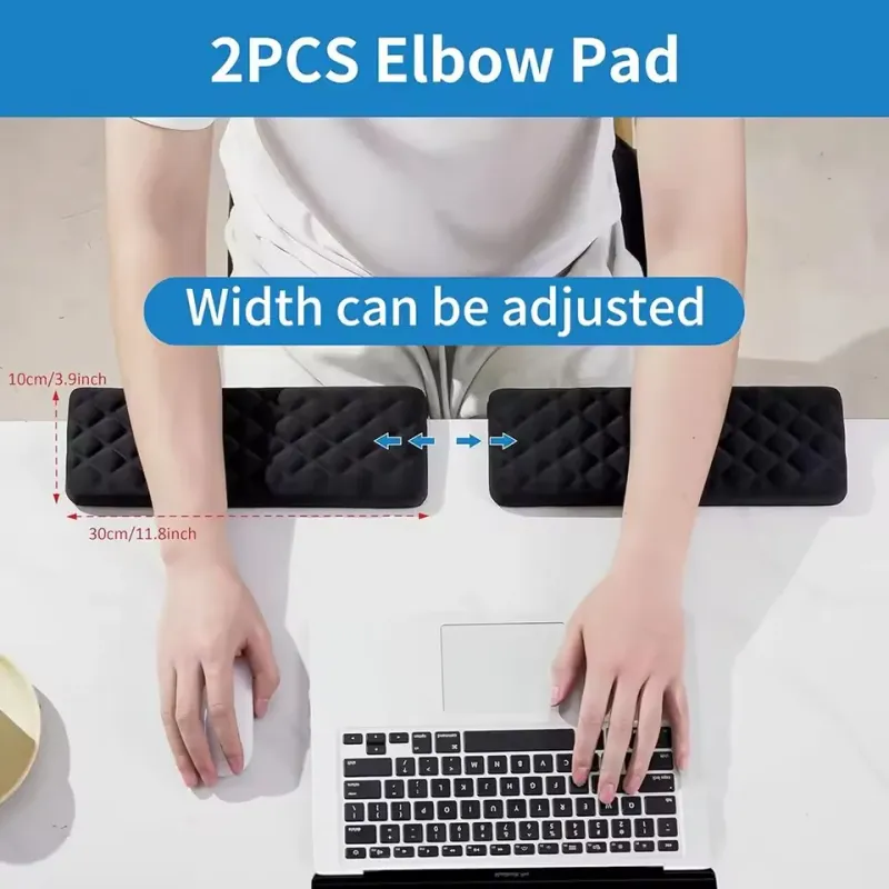 L-Shaped Keyboard Mouse Pad with Elbow Pillow 2