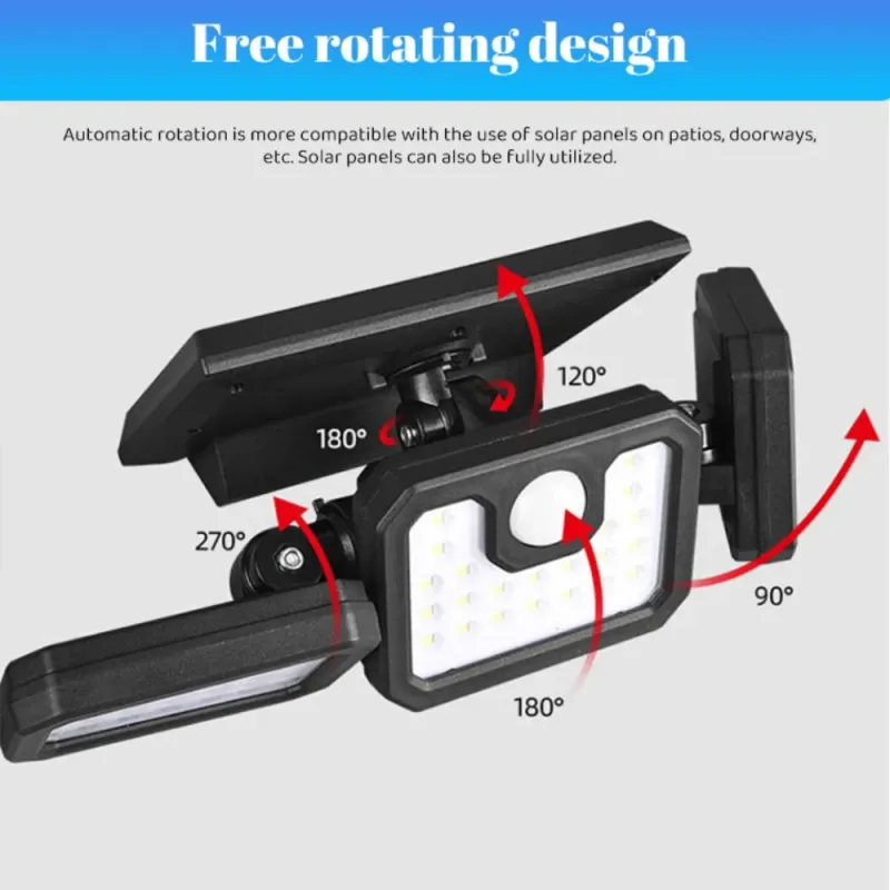 74 LED Solar Motion Sensor Security Light 4