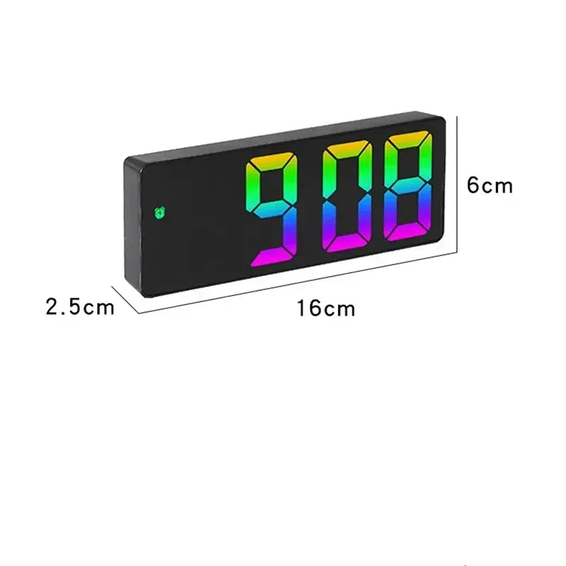 Voice Control LED Alarm Clock 6