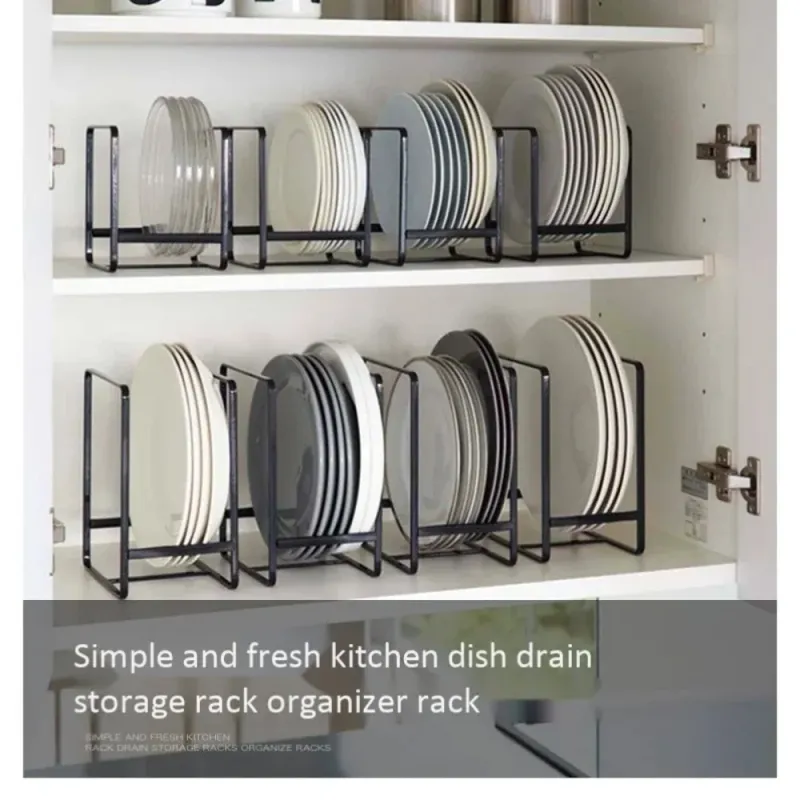 Plate Storage Organizer Rack 6