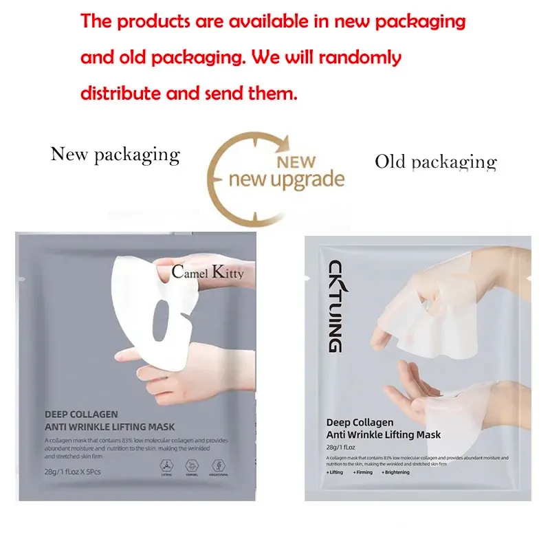 5-Pack Korean Collagen Face Masks 3