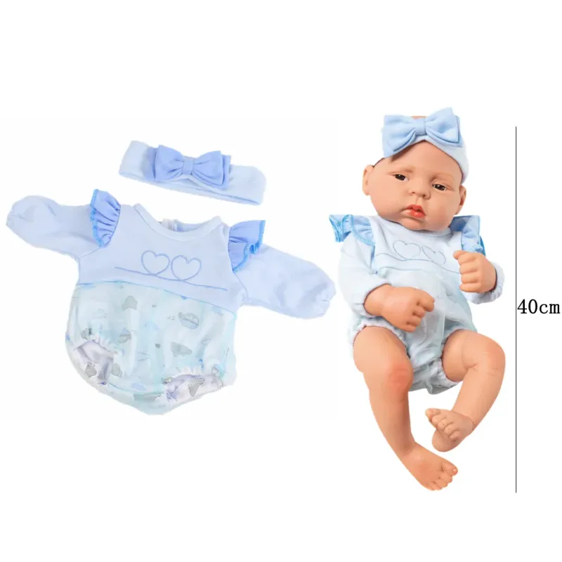 Cute Doll Jumpsuit Set for 16" Baby Dolls 6