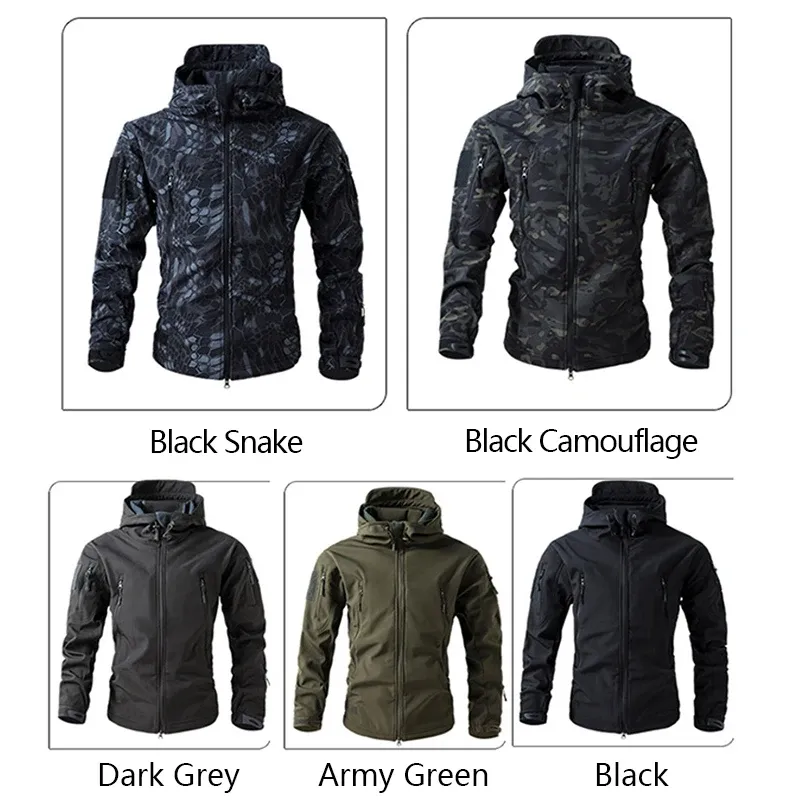 Men's Tactical Soft Shell Jacket 4