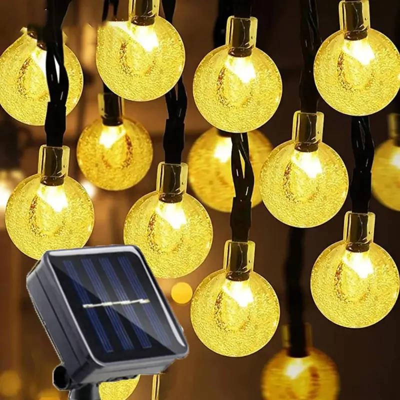 Solar Crystal Ball Fairy Lights 4